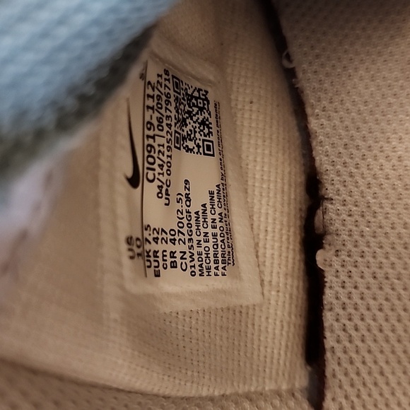 AIR FORCE ONE pink & green sz 10 - Picture 10 of 10